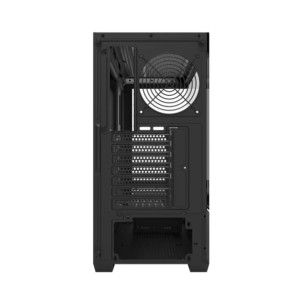 Circle Defender ZX3 Mid-Tower Gaming Cabinet – High Airflow Design, Tempered Glass, USB 3.0 – Black - Image 4