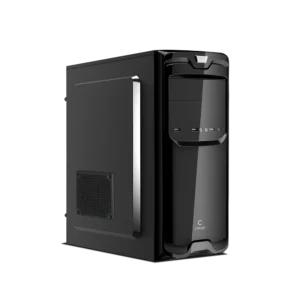 Circle Desire D1 3.0 Micro-ATX CPU Cabinet With Power Suppply– Full-Size Tower, USB 3.0 – Black