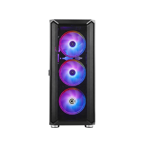 Circle Stealth B1 ARGB Mid-Tower Gaming Cabinet – Tempered Glass, ARGB Lighting, USB 3.0 – Black - Image 2