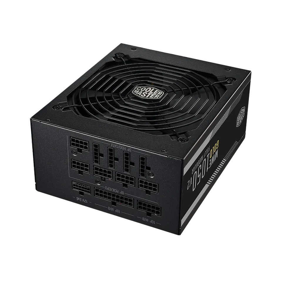 Cooler Master MWE Gold 1050 V2 (1050W) Power Supply – 80 Plus Gold, Fully Modular, ATX 3.1, 120mm HDB Fan – Black - Image 2