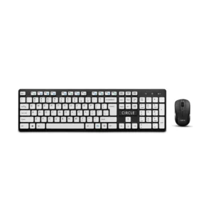 Circle Gaming Rover A7 Wireless Keyboard & Mouse Combo (White)