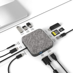 Circle Rootz Type-C 12-in-1 Docking Station with Dual Display Support