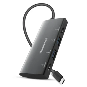Honeywell Momentum Type C to 4 In 1 Hub (2x Type-C + 2x USB 3.2 Gen2) | 10Gbps Ultra-Fast | 3000mA | 30cm Cable