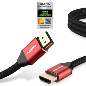 Honeywell HDMI 2.0 Cable with Ethernet | 1 Meter | 4K Ultra HD Support | 48 GBPS High Speed HDMI Cable