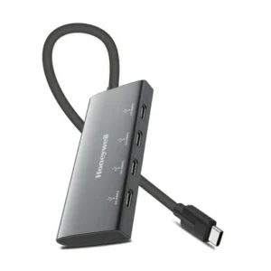 Honeywell Momentum Type C to 4 Port Type C Hub (USB 3.2 Gen2) | 10Gbps Ultra-Fast | 3000mA | Premium Metallic Finish