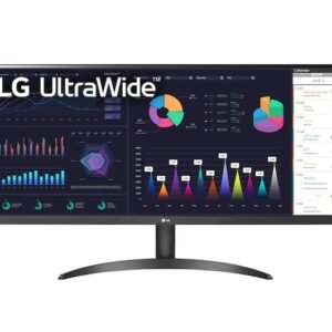 LG 34WQ500-B 34″ UltraWide FHD IPS Monitor – 2560×1080, 100Hz, AMD FreeSync, HDR10, Borderless