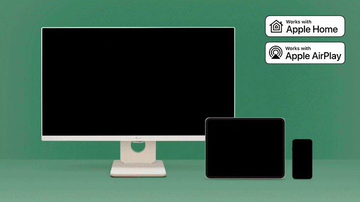 LG 25SR50F-W 24.5″ Full HD IPS Smart Monitor – webOS 23, Built-in Speakers, AirPlay2 + Bluetooth - Image 2